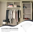 thumbnail image 3 of Raindrops 2Pcs White Plastic Closet Divider for Home Shelf Organization and Space Saving, 3 of 8