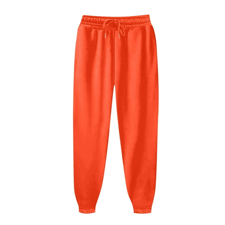 Hanas Pants Women's Fashion Sport Solid Color Drawstring Pocket