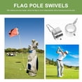 thumbnail image 2 of SHISUYAN 1 Set Flag Pole Rings Aluminum Alloy Clips Mounting Holders for Flags, 2 of 8