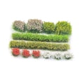 thumbnail image 2 of Bunblic DIY Miniature Grass Tufts Artificial Grass Modeling Versatile Flower Cluster for Architecture Building Train Landscape Style A, 2 of 7