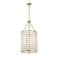 thumbnail image 3 of Warm Brass Six Light Pendant from the Byron Collection, 3 of 5
