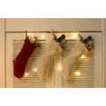 thumbnail image 4 of Christmas Stockings, 4 Pack 14 Inches Large Cable Knitted Stocking Decorations Holiday Party Decor - 4pcs White&red, 4 of 6