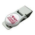 thumbnail image 1 of I Love My Japanese Husband Satin Chrome Plated Metal Money Clip, 1 of 3