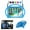 Blue, variant on Kids Silicone Childproof for iPad 9.7-inch Air 1/Air 2/iPad 5th (Gen) 2017/6th (Gen) 2018 & iPad 9.7" Pro 2016, Built-in Handle Stand, Comes with a Strap Cover
