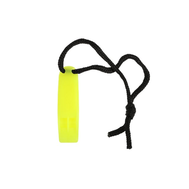 Eigraketly Silbato pequeño y ligero, silbatos de buceo, señal multifuncional, rescate, senderismo al aire libre, fabricante de sonido, Deportes acuáticos Amarillo fluorescente