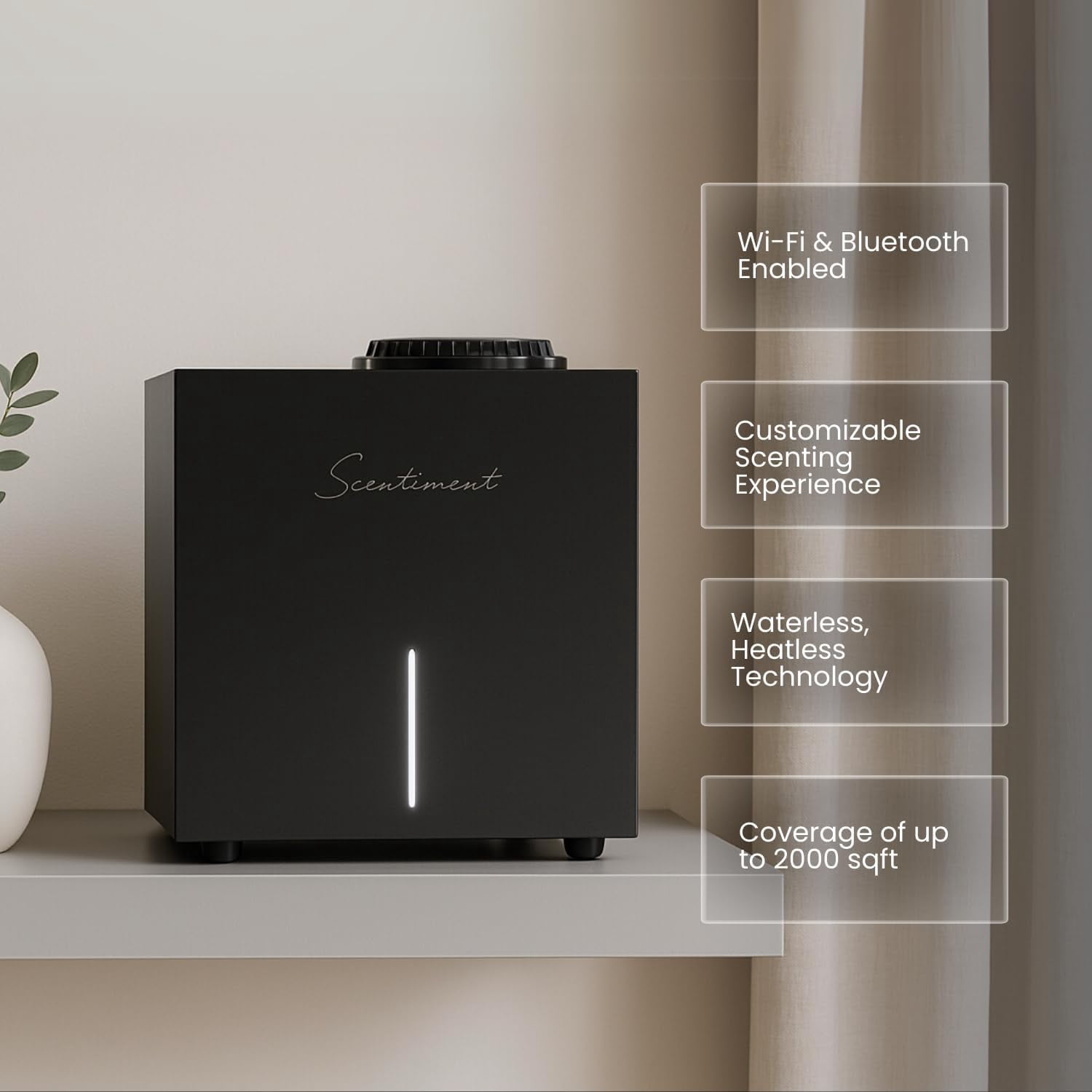 Scentiment Diffuser PRO 2 - Cold-Air Fragrance Oil Diffuser | Wi