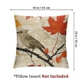 thumbnail image 4 of nygtbtfer Orange Happy Autumn Fall Y'all Decorative Throw Pillow Cover Case Home Living Room Bed Sofa Car Linen Square White, 4 of 7