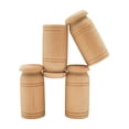 thumbnail image 3 of Wooden Milk Cans, 1-5/8 inch, Pack of 100, Small Unfinished Cargo Drums, Perfect for Miniatures, Scale Models, Mini Train Making or Woodworking Craft Projects, by Woodpeckers, 3 of 8