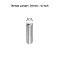 thumbnail image 2 of Unique Bargains Tige Entièrement Filetée M16 x 50mm 2mm Pas de Filetage 304 Acier Inoxydable Droite Tiges Filetées Goujons 5 Pack, 2 of 4