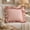 Pink, variant on Fennco Styles Black Striped Fringe Throw Pillow 18" x 18" - Cotton Blend Textured Accent Pillow, Farmhouse Coastal Decorative Cushion for Sofa Couch Bed