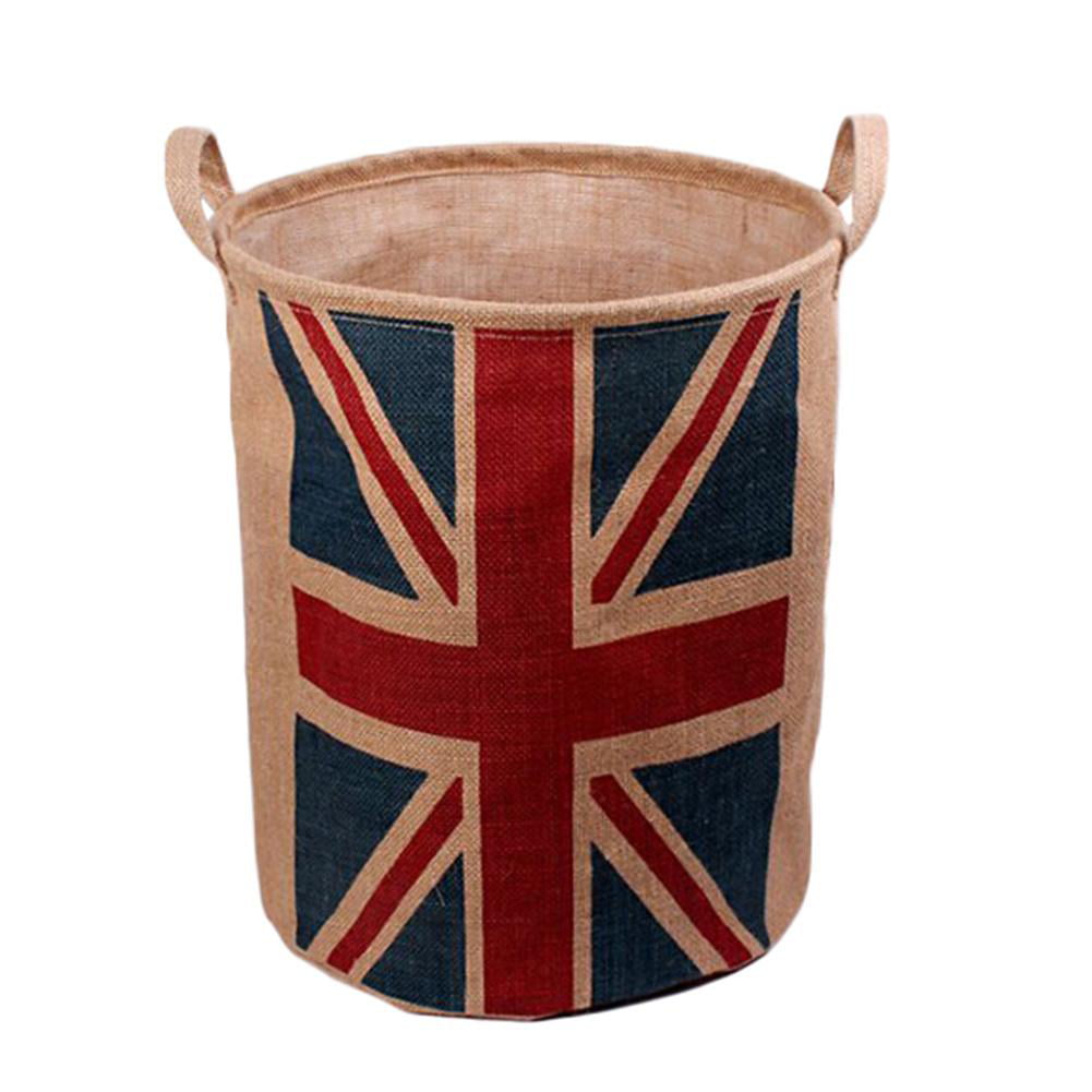 household clothes and sundries storage bucket Childrens toy storage bucket 30 * 30 * 30cm//11.81 * 11.81 * 11.81in childrens toy storage basket portable cartoon fabric basket
