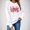 White, variant on asdoklhq Valentine Shirts for Women Plus Size Women's Winter Day Fashion Printed Round Neck Long Sleeved Hoodie without Hat Pink M