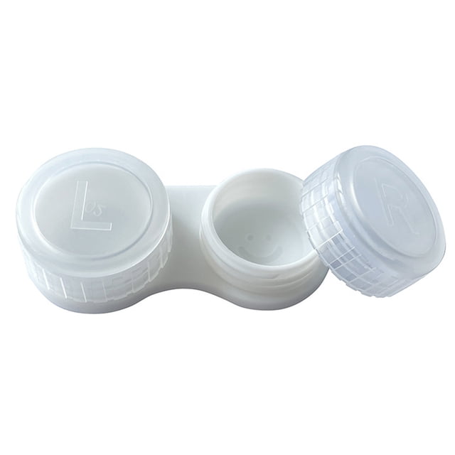 Estuche para lentes de contacto, embalaje a prueba de fugas, adecuado para exteriores Estuche para lentes de contacto pequeño Tapa de rosca