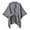 Grey, variant on Winter Comfort Wrap for Casual Home - Soft Open Front Poncho Cape with Cozy Texture for All-Season Wear Navy,A