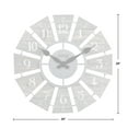 thumbnail image 7 of FirsTime & Co. Gray Numeral Windmill Wall Clock, Farmhouse, Analog, 24 x 2 x 24 in, 7 of 7