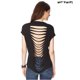 thumbnail image 2 of Camiseta gráfica Aeropostale RAD para mujer, negra, pequeña Aeropostale Camiseta gráfica, 2 of 2