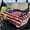 Vintage American Flag, variant on SEANATIVE Golf Cart Seat Cover, Compatible with EZGO, Club Car, Yamaha, 2-Seater Golf Cart Seat Towel Blanket with 4 Front Pockets, Patriotic Decoration, Vintage American Flag