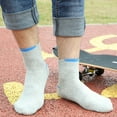thumbnail image 3 of Hehanda 4 Pairs of Mid-Calf Basketball Socks Cotton Casual Sports Socks, 3 of 7