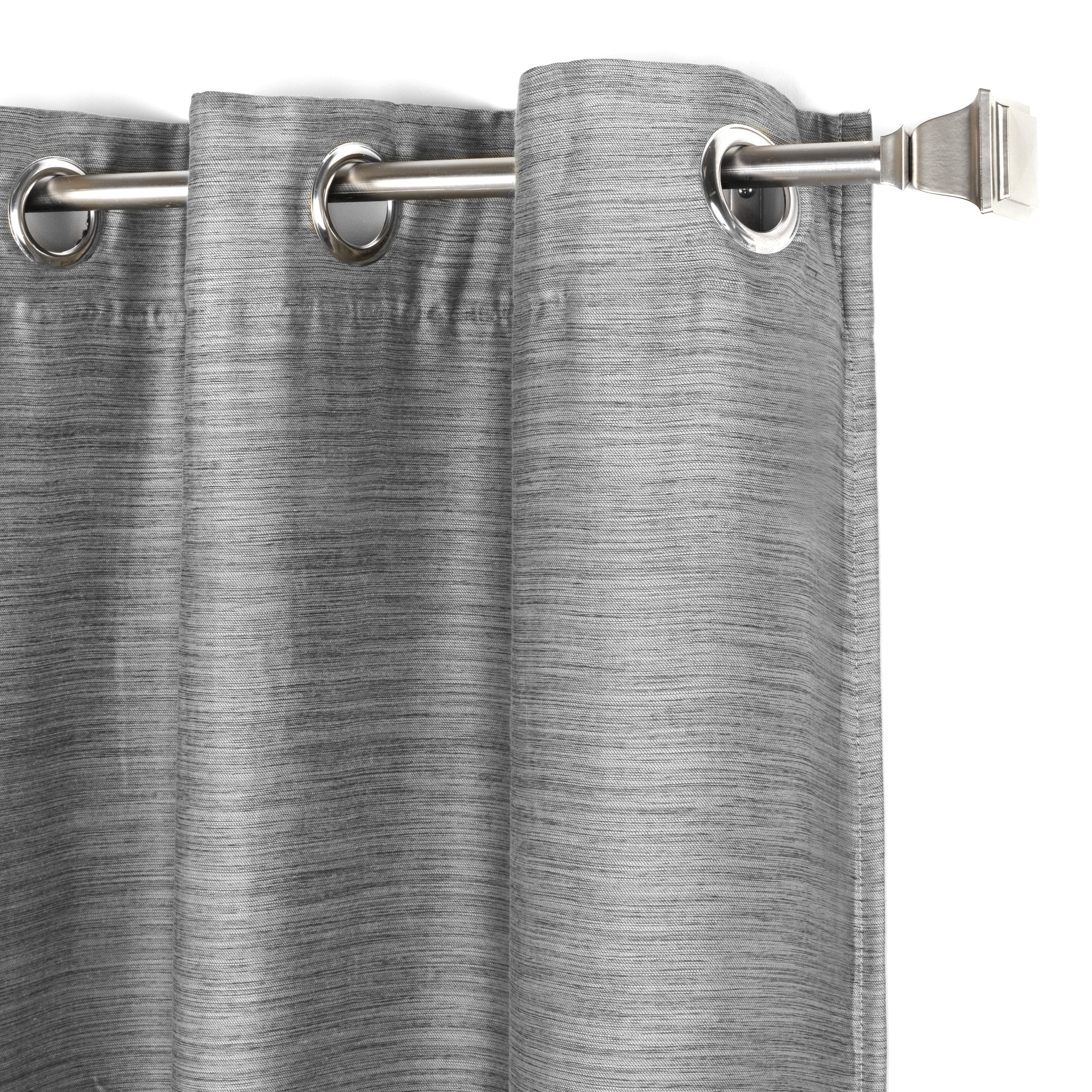 Blackout Curtain Panel Thermal Insulated Linen Look Textured Room