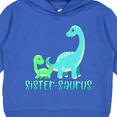 thumbnail image 3 of Inktastic Sister-saurus Cute Brontosaurus Family Toddler Hoodie, 3 of 4