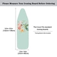 thumbnail image 5 of HELLHERO Mother's Day Ironing Board Cover 3 Fasteners Elastic Edge Washable, Hummingbird Floral Mint, 5 of 5