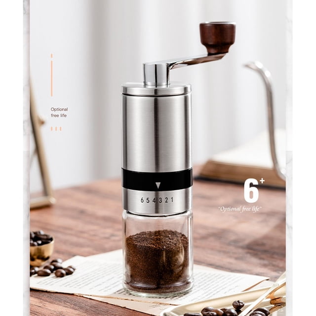 Molinillo de café manual perfecl de cerámica cónica Acero inoxidable portátil