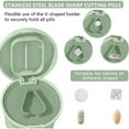 thumbnail image 2 of 2Pcs Pill Cutter Splitter with Dispenser  Pill Cutter for Small or Large Pills  Crushes Pills  Tablets  Removable Drinking Cup, 2 of 6