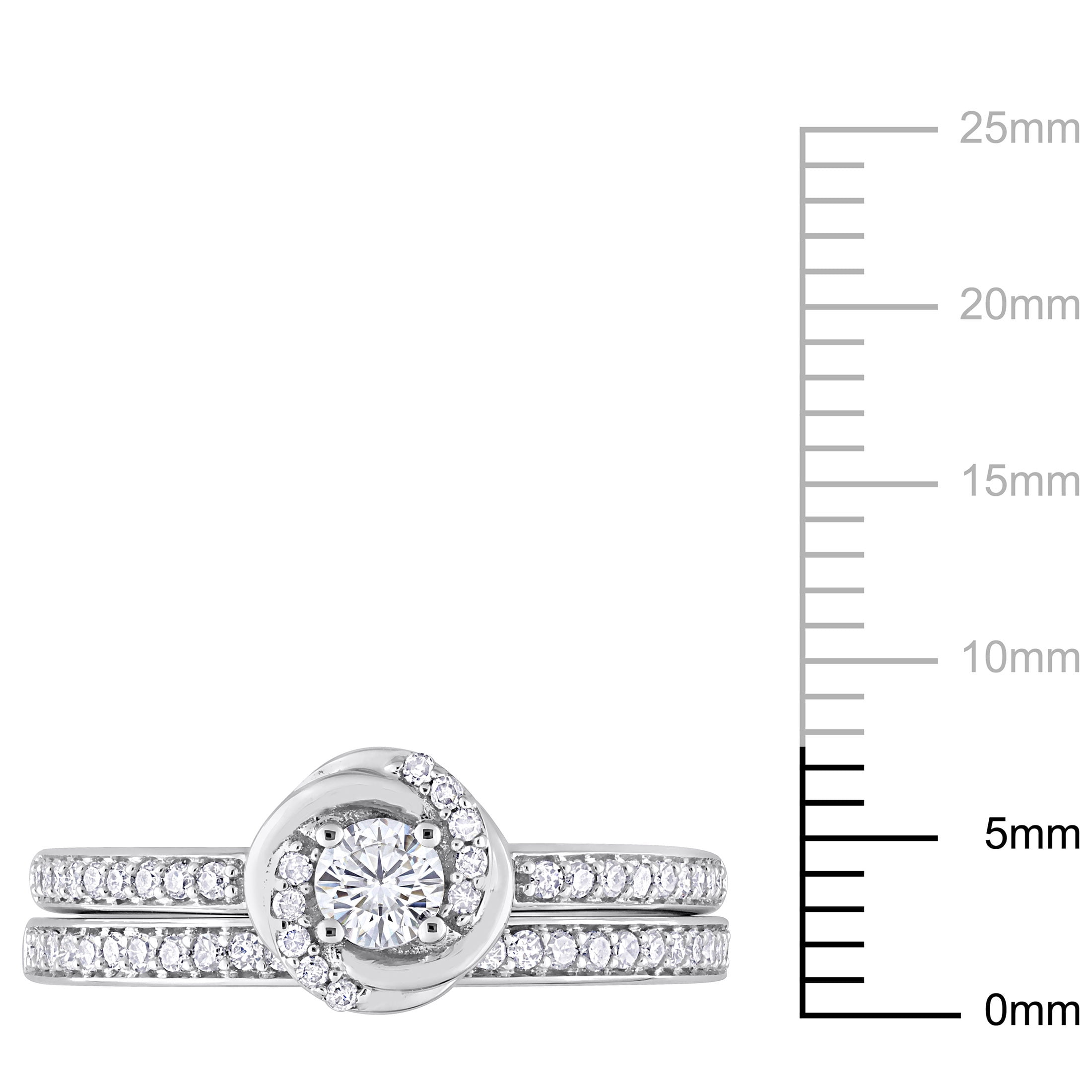 Everly Women's Diamond 14k White Gold Bridal Set
