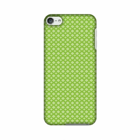 Carbon Fiber Ipod Touch Case - iPod Touch 6th Gen Case - Carbon Fibre Redux Pear Green 7, Hard Plastic Back Cover, Slim Profile Cute Printed Designer Snap on Case with Screen Cleaning Kit