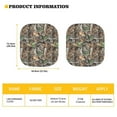 thumbnail image 5 of KUIFORTI 2pcs Camo Car Sun Shade for Windshield Foldable Automotive Window Sunshades Universal Fit Cute Car Accessories Keep Your Vehicle Cool UV Sun and Heat Reflector, 5 of 5