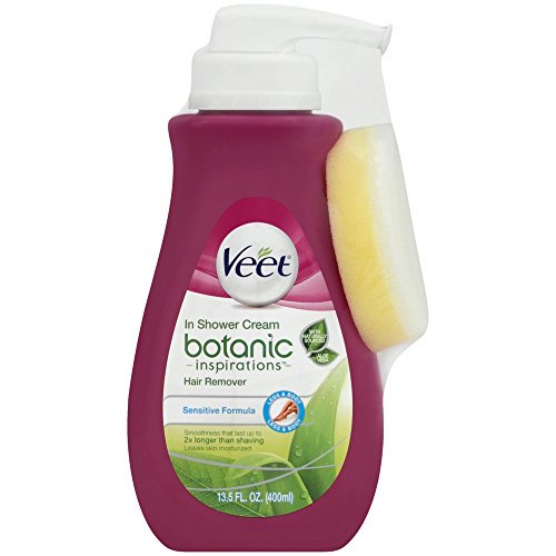 Veet Botanic Inspirations In Shower cream, 13.5 fl Oz., for Legs  Body