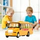 thumbnail image 5 of Autobús escolar de juguete, autobús lanzadera con retroceso y desaceleración, modelo de autobús de juguete para regalo escolar B, 5 of 9