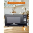 thumbnail image 2 of Commercial Chef 1.4 Cubic Foot Microwave with 10 Power Levels, Small Microwave with Push Button, 1100 Watt Microwave with Digital Control Panels, 2 of 7