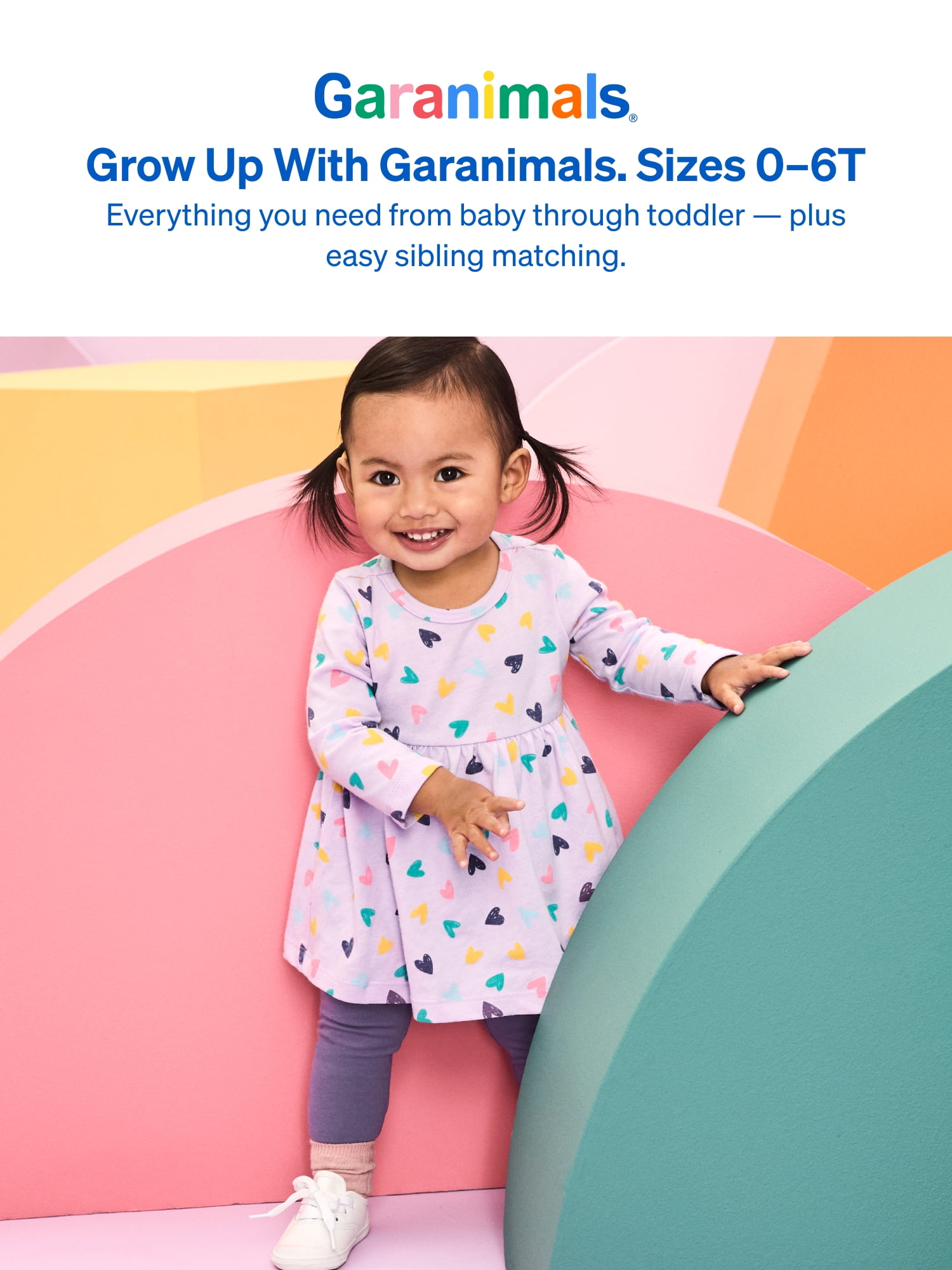 Garanimals Baby & Toddler Girl Dress 2-Piece Outfit Set, Sizes 0-6T