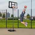thumbnail image 5 of JOINSUN 4.2-10ft Adjustable Height Portable Basketball Hoop Outdoor for Kids/Youth/Adult, 44 Inch Shatterproof Backboard, Matte Black, 5 of 6