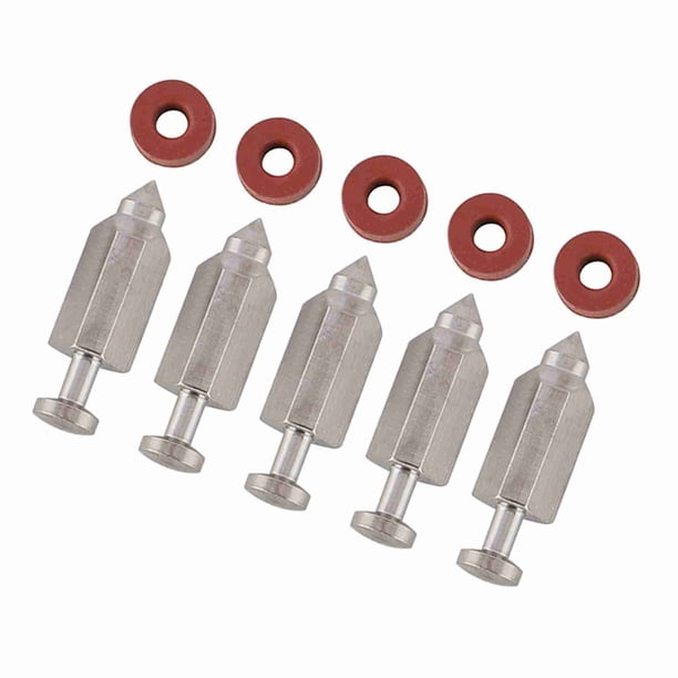 Kit de reparación de Juntas de Asiento de Aguja de Carburador 5 piezas, 398188. JUEGO DE JUNTAS DE ASIENTO Y AGUJA DE CARBURADOR PARA MOTORES VERTICALES DE 5-6 MOTORES