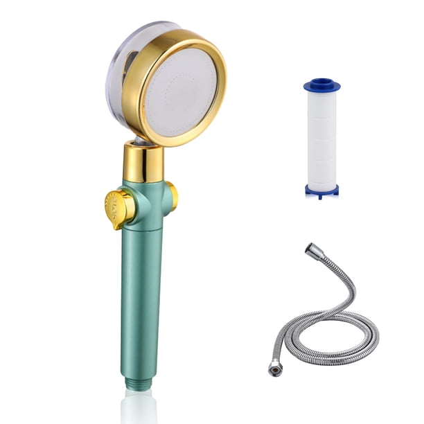 Handheld High Ducha Cabeza de ducha Rociadora de 360 grados Rotación Cuerpo Masaje Ducha Hogar Hotel Baño Adulto Familia Familia Tipo 3 Eigraketly HA010610-07