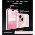 thumbnail image 7 of Compatible for iPhone 15 Case, with Magnetic, Translucent Matte Shockproof Anti-Slip Anti-Fingerprint Pocket-Friendly Phone Case Cover - - Clear, 7 of 7