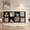 8 Cube - Black, variant on LUCKLIFE 8-Cube Storage Organizer, Stackable Modular Bookcase Shelf with Vertical or Horizontal Use, Fits 11×11" Bins, Optional Back Panels, for Living Room, Office Rustic