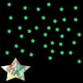 thumbnail image 4 of Pegatina de pared,Resplandor En La Oscuridad 3D Estrellas Pegatinas de Pared 100 Unids Luminoso Fluo Tomshoo Multicolor, 4 of 7