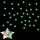 thumbnail image 4 of Pegatina de pared,Resplandor En La Oscuridad 3D Estrellas Pegatinas de Pared 100 Unids Luminoso Fluo Tomshoo Multicolor, 4 of 7