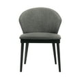 thumbnail image 4 of Juno Charcoal Fabric and Black Wood Dining Side Chairs - Set of 2, 4 of 8