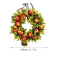 thumbnail image 3 of XWSHYW Decoraciones para El Hogar Corona de Otoño, Mini Coronas de Granada, Corona para Puerta de Entrada, Decoraciones de Halloween, Navidad, Acción de Gracias, Adornos Colgantes, 3 of 6