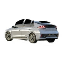 Haiy Co - PreCut 2Ply 05% Window Tint Film Kit For 2017-2023 Hyundai loniq Hatch 4Door -Side+Rear Window