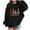 Black, variant on JIKNTTR Baby Girls Sweatshirts Christmas Hoodies Kids Long Sleeve Hooded Sweatshirts Cute Hoodies For Girls Hooded Pullover Top Sweatshirt for Girls