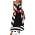 thumbnail image 1 of Vestido sin mangas de corazones ropa de mujer vestidos de verano mujer vestido vestidos para mujer, 1 of 7