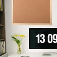 thumbnail image 2 of MOVTOTOP Light Brown Cork Board for Office Use Thick and Durable Protects Walls from Pushpins 1 Set, 2 of 8