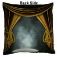 thumbnail image 2 of ABPHQTO Theater Stage Golden Curtains Three Spotlights Smoke Reversible Mermaid Sequin Pillow Case Home Decor Cushion Cover 18x18 Inch, 2 of 2