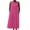 Hot Pink, variant on Women's Summer Dresses Sleeveless Round Neck Eyelet Embroidered A-Line Maxi Dress Breathable Vacation Boho Resort Sundress White S