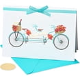 thumbnail image 4 of Papyrus Wedding Card (Tandem Bike), 4 of 5